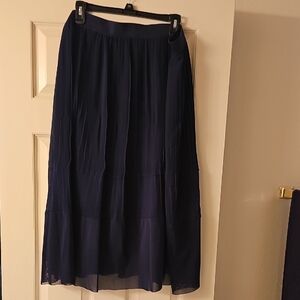 Torrid Dark Blue Maxi Skirt